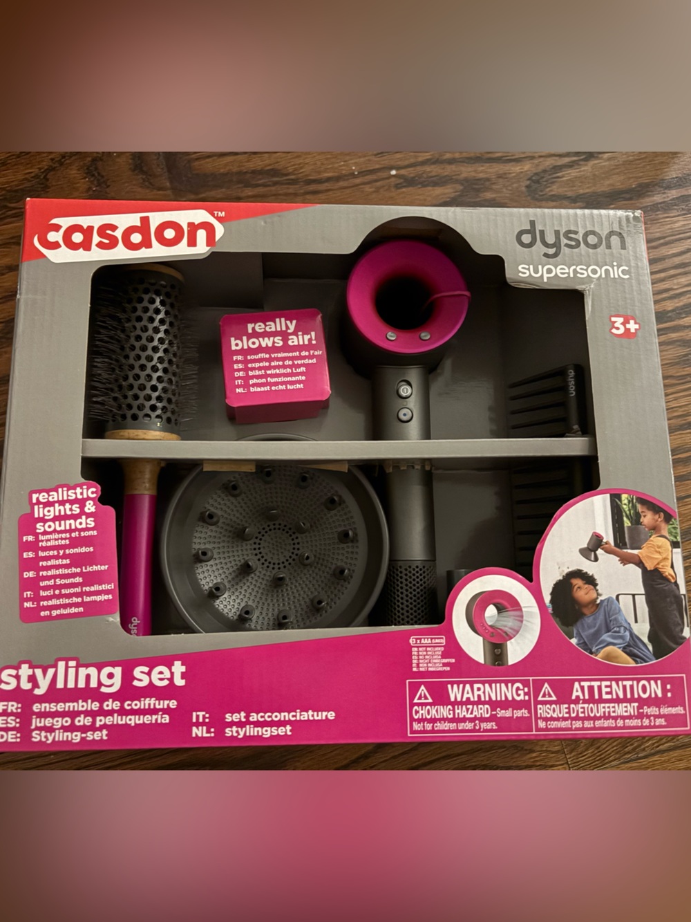 BNIB Casdan Dyson Toy Hair Set